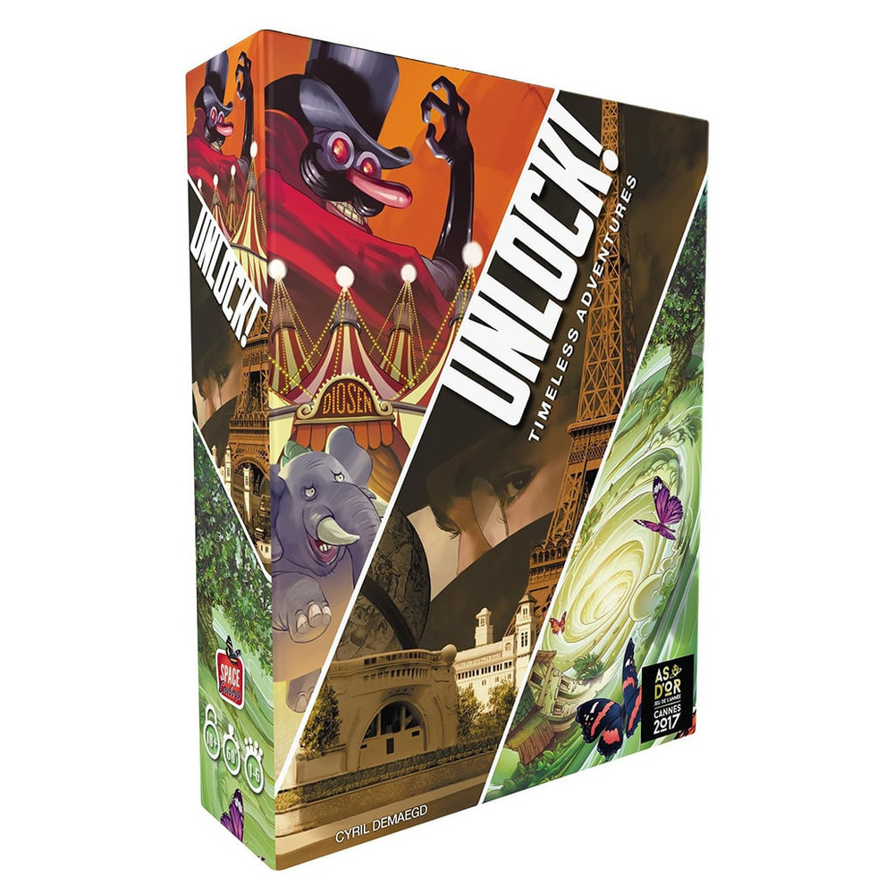 Board Game Unlock! Timeless Adventures French Version NIB